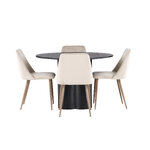 Round dining set (night)