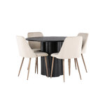 Round dining set (night)