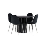 Round dining set (polar)