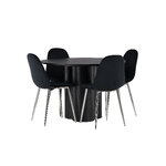 Round dining set (polar)