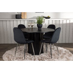 Round dining set (polar)