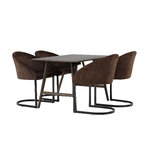 Rectangular dining set (evening)