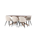Dining set (Piazza, Velvet)