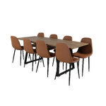 Rectangular dining set (inca, polar)