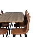 Rectangular dining set (inca, polar)