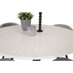 Round dining set (razzia, velvet)