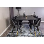 Rectangular dining set (dip, velvet)