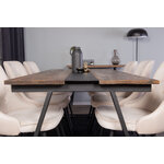 Rectangular dining set (jakarta, velvet deluxe)