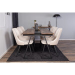 Rectangular dining set (jakarta, velvet deluxe)