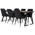 Rectangular dining set (jakarta, velvet deluxe)