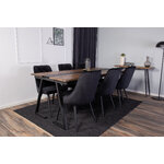 Rectangular dining set (jakarta, velvet deluxe)