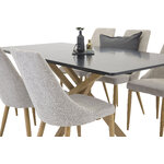 Suorakaiteen muotoinen ruokailuryhmä (piazza, leone)