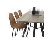 Rectangular dining set (marina, polar)