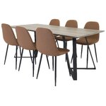 Rectangular dining set (marina, polar)