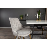 Rectangular dining set (estelle, velvet deluxe)