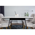 Rectangular dining set (estelle, velvet deluxe)