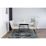 Rectangular dining set (estelle, velvet deluxe)