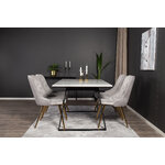 Rectangular dining set (estelle, velvet deluxe)