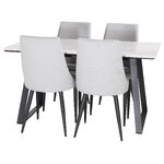 Rectangular dining set (estelle, leone)