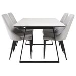 Rectangular dining set (estelle, leone)