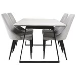 Rectangular dining set (estelle, leone)