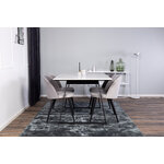 Rectangular dining set (estelle, velvet)