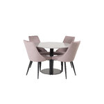 Round dining set (razzia, leone)