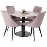 Round dining set (razzia, leone)