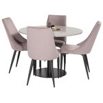 Round dining set (razzia, leone)