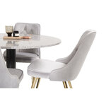 Round dining set (razzia, velvet deluxe)