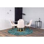 Round dining set (estelle, velvet deluxe)