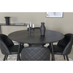 Round dining set (dip, velvet)