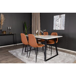 Rectangular dining set (estelle, polar)