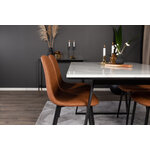 Rectangular dining set (estelle, polar)