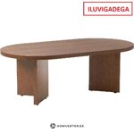 Brown coffee table (tone) with cosmetic flaws.