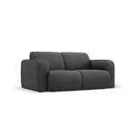 Sofa &quot;lola&quot; dark gray, structured fabric