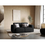 Sofa &#39;lola&#39; juodas, struktūrinis audinys