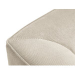 Modulaarinen kulmasohva (sao) windsor &amp; co beige, sametti, ilman jalkoja, vasen