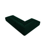 Modular corner sofa (sao) windsor &amp; co bottle green, velvet, without legs, left