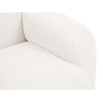 Kampinė sofa &#39;lola&#39; balta, boucle, kairė