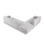 Corner sofa &#39;lola&#39; light grey, boucle, left