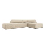 Modular corner sofa (sao) windsor &amp; co beige, velvet, without legs, better