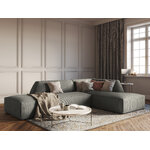 Modular corner sofa (sao) windsor &amp; co light grey, velvet, without legs, better