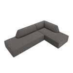 Modular corner sofa (sao) windsor &amp; co dark grey, velvet, without legs, better