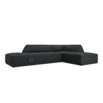 Modular corner sofa (sao) windsor &amp; co black, velvet, without legs, right