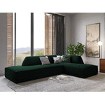 Modular corner sofa (sao) windsor &amp; co bottle green, velvet, without legs, better