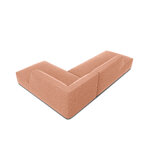 Modular corner sofa (sao) windsor &amp; co pink, velvet, without legs, better