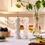 Balta matēta garšvielu dzirnavu spole