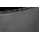 Black Leather Bar Stool Boreal