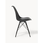 Black leather chair (actona)